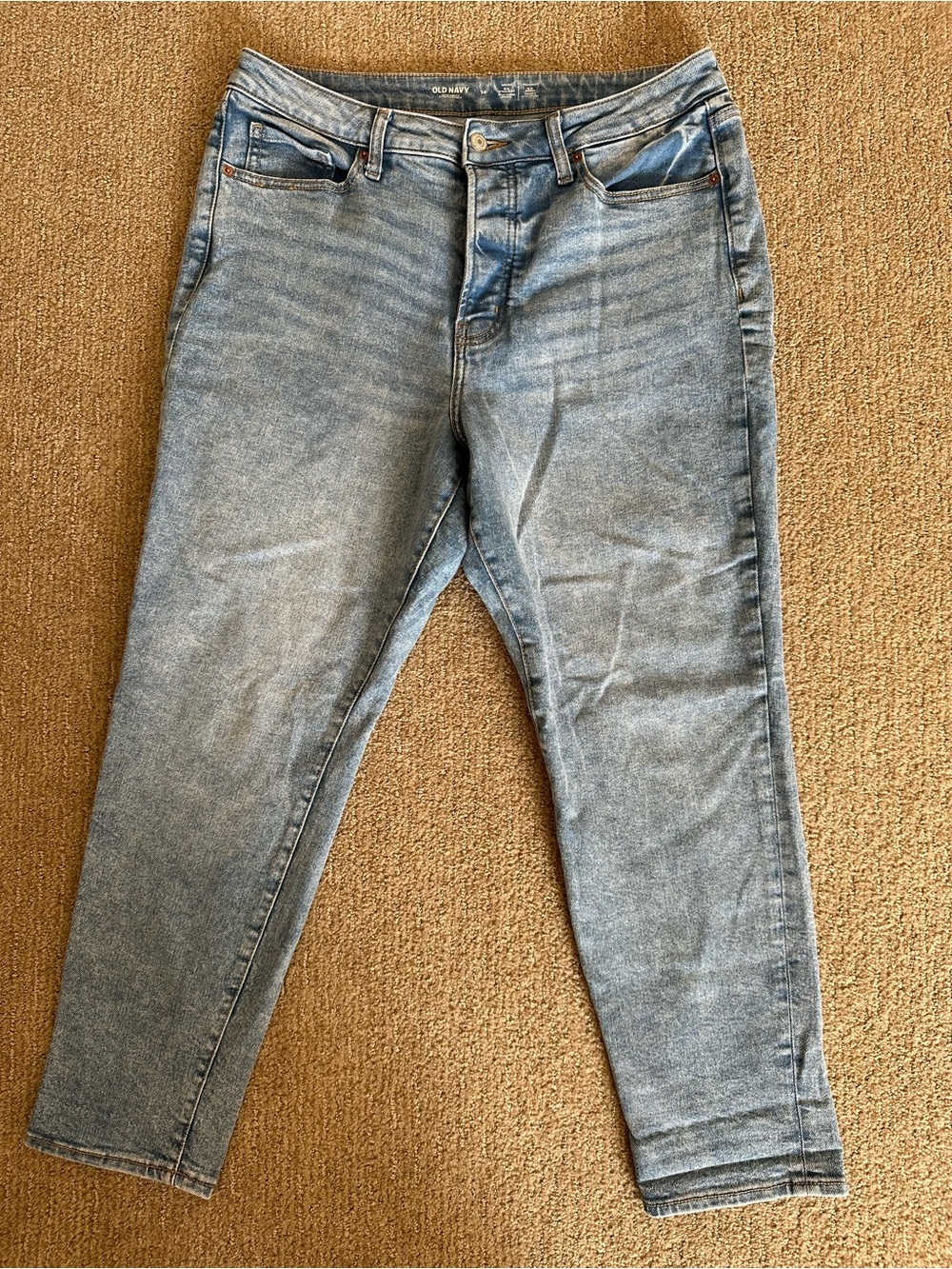 Old Navy Light Blue O.G. Straight Jeans